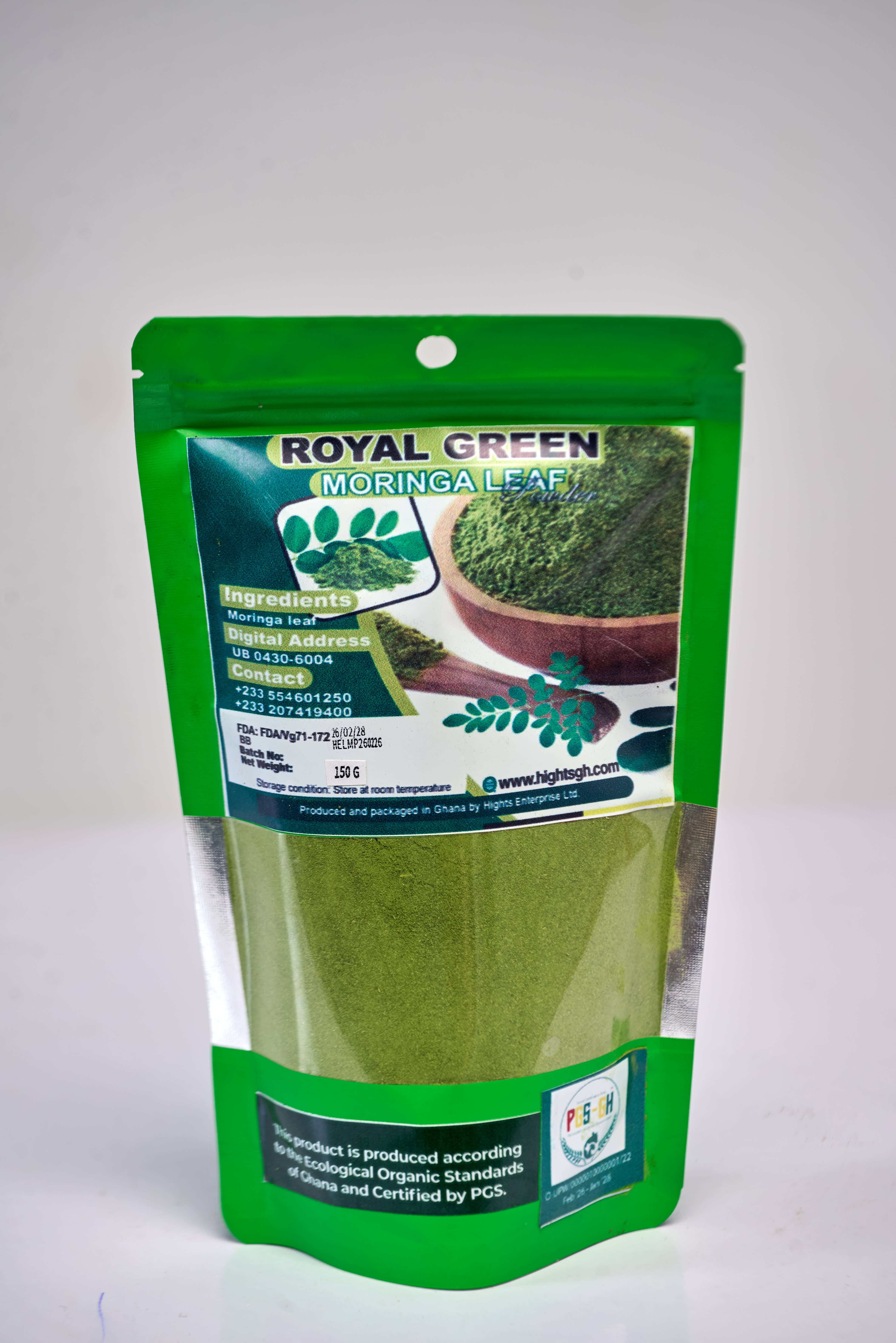 Royal Green Moringa Leaf powder